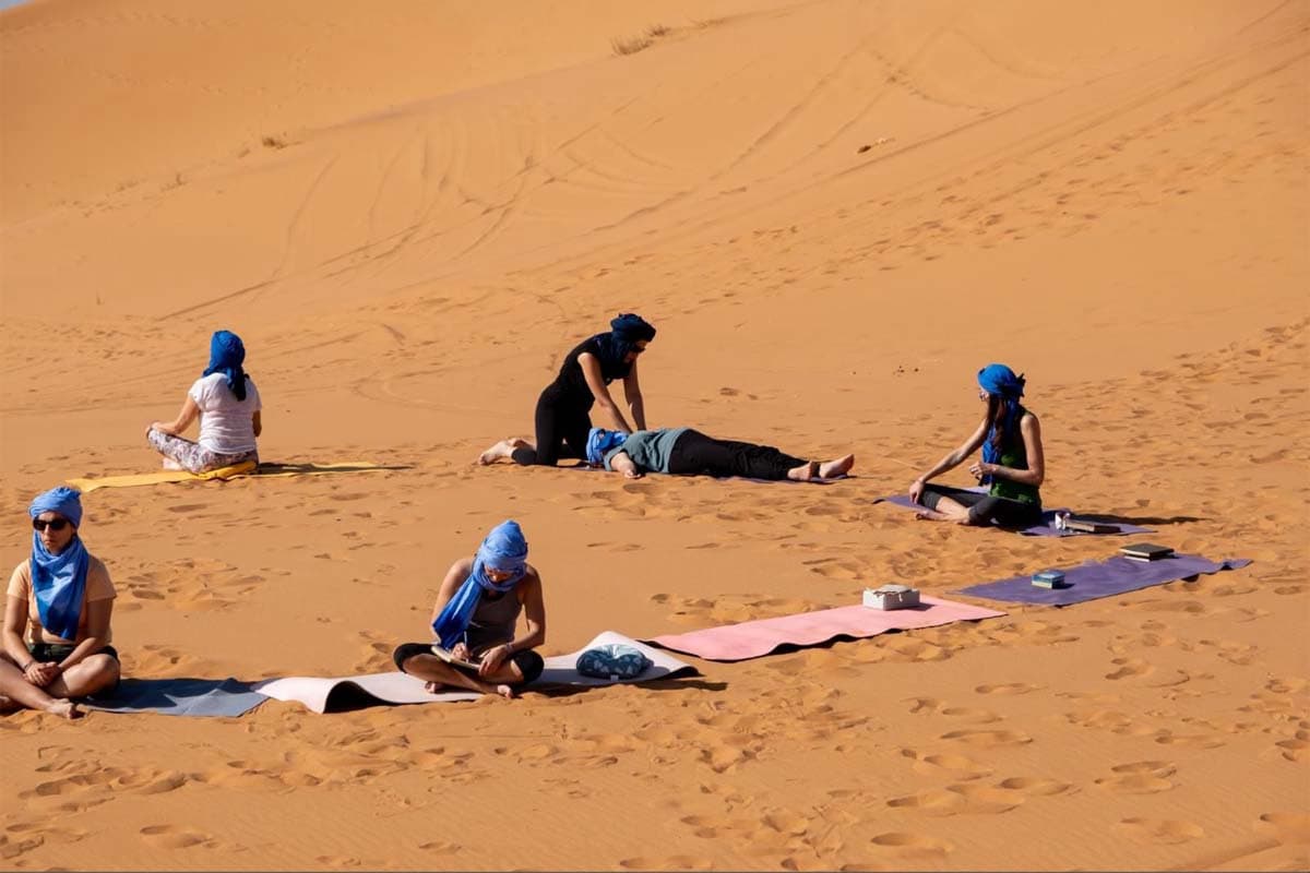 Experience Morocco Wellness Retreat & Erg Chigaga Yoga