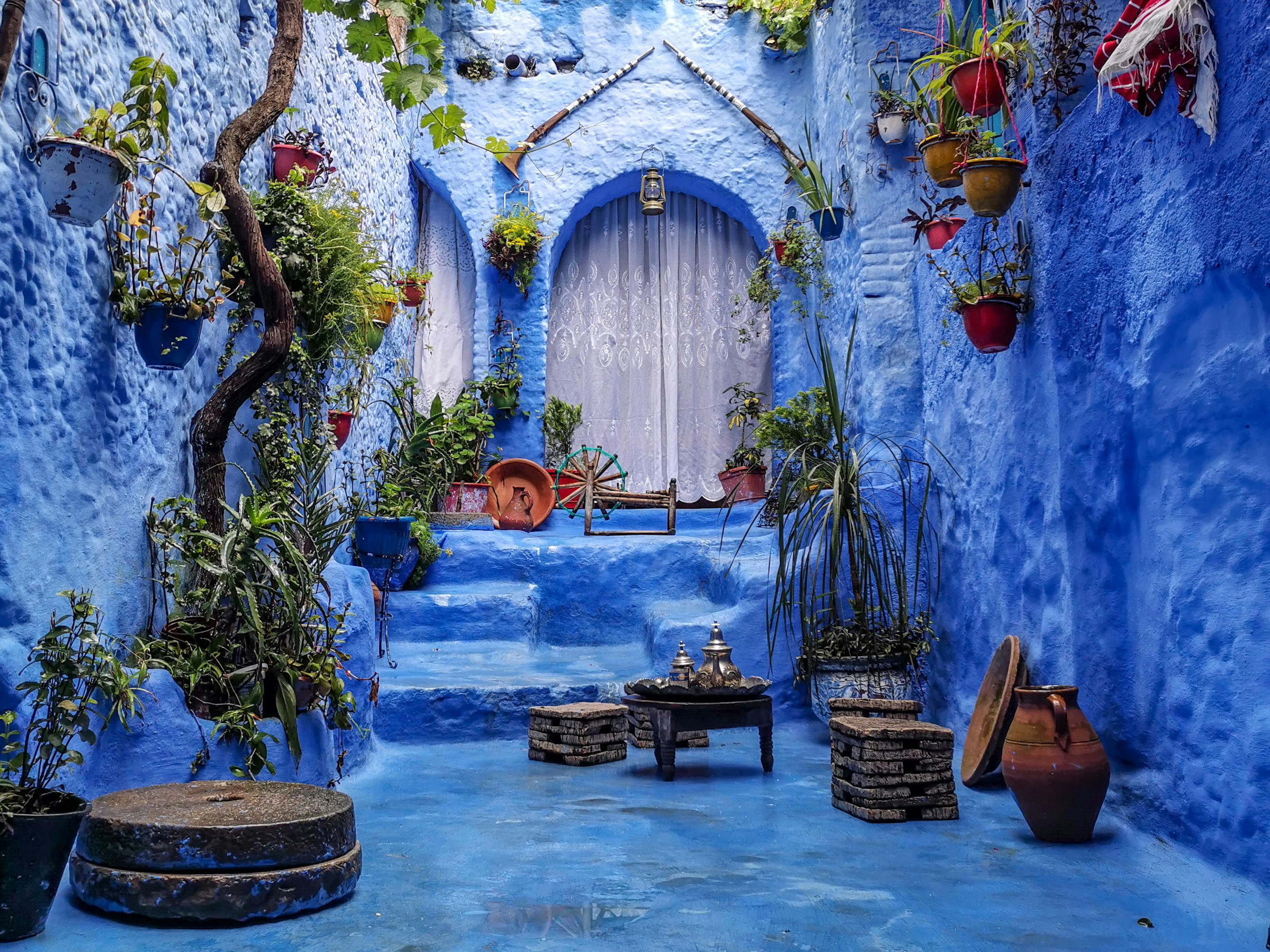 Blue-washed streets of Chefchaouen