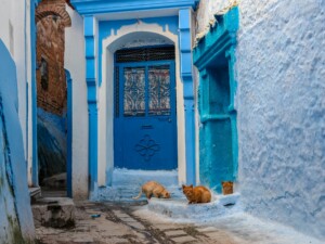 chefchaouen blue streets