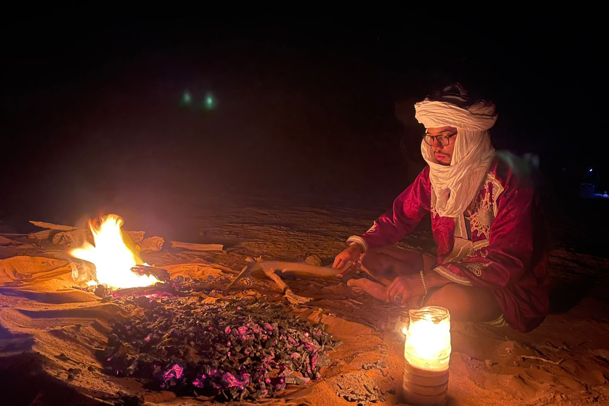 Walking With Nomads in Morocco, Erg Zehar Sands