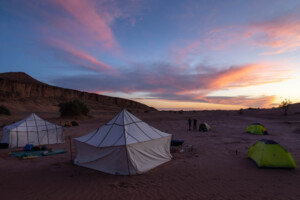 camel trekking in morocco