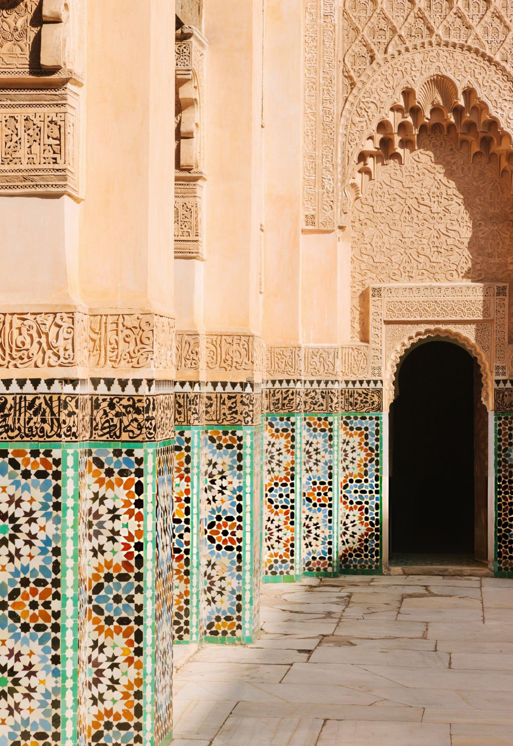 Marrakech, Morocco at sunset